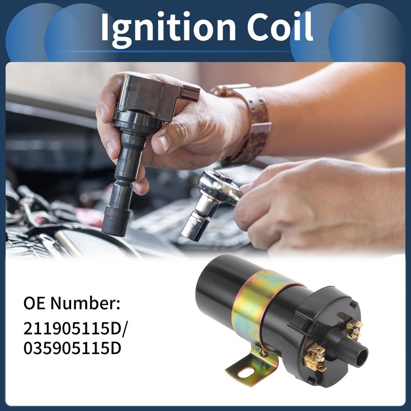 Motoforti Ignition Coil Ignition Coil Pack No.211905115D for VW Golf