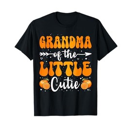 Grandma Of The Little Cutie Orange Clementine Birthday Party T-Shirt