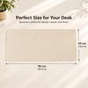 PU Leather Desk Pad for Writing and Mouse Use –