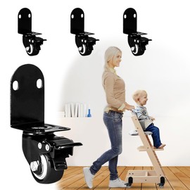 360° Rotating Wheel Accessories with Safety Locks Fit for Stokke Tripp Trapp High Chair - Enhance Mobility and Convenience for Your High Chair