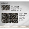 Leopard Print Wall Decal Animal Cats Spots Polka Dot Stickers,
