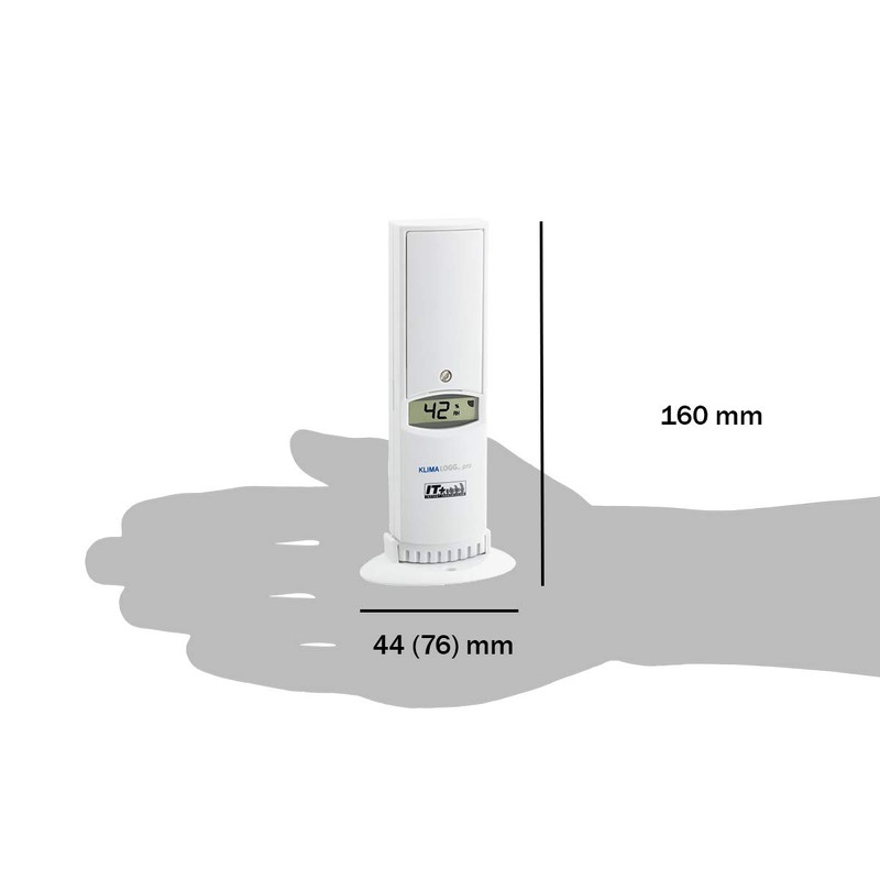 TFA Dostmann Thermo-Hygro transmitter with display, 30.3180.IT, for TFA Klimalogg