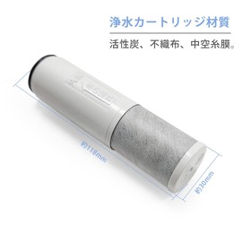 TH658-1S Replacement Water Filter Cartridge (TH658S, 3-Pack) All-in-One Chlorine Removal Cartridge Faucet