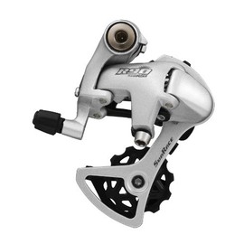 SunRace RDR91 9-Speed Long Cage Bike Derailleur with Bolt, Silver