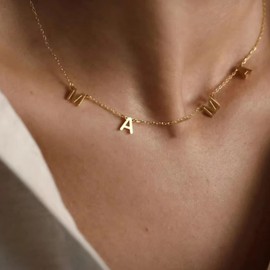 Mama Necklace for Mothers Day Gift Mother Necklace Mama Necklaces for Women Mom Necklace Gifts for Mothers Day Great Mothers Day Gifts for Mom (C:Rose Gold)