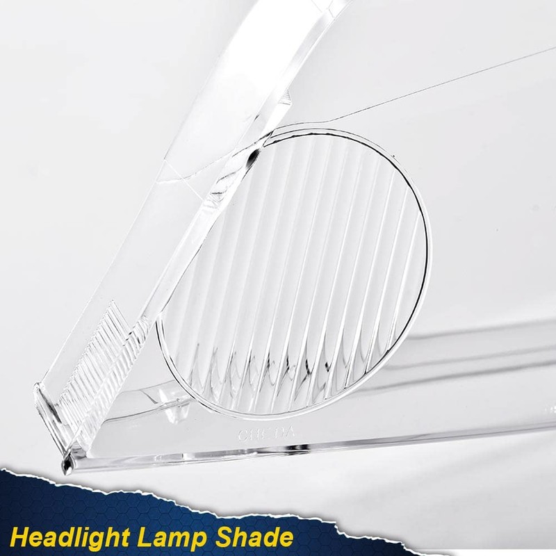PIT66 Headlight Lens Cover, Compatible with 2006-2016 Chevy Impala Limited