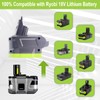 TPDL for Dyson V6 Battery Adapter, for Ryobi 18 Volt