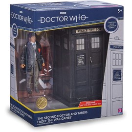 Scificollector The Second Doctor Who & Tardis The War Games Classic Collectors Action Figure Set 5.5 inch Scale Pack