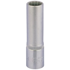 Draper 11934 Elora Deep Bi-Hexagon Socket, 1/2" Square Drive, 14mm