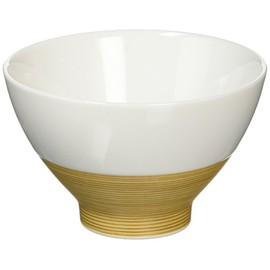 Hakusan Pottery Sencha Green Tea, White, Approx. Diameter 3.5 x 2.2 inches (9 x 5.5 cm), 5.1 fl oz (150 ml), Rust Sensuji, Hasamiyaki, Made in Japan