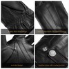 MAGILINK Genuine Sheepskin Leather Gloves for Men, Winter Warm Thinsulate