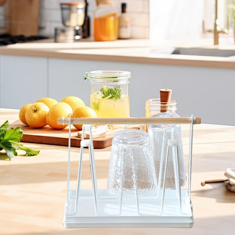 Kitchen Drain Cup Holder Portable Multifunctional Water Bottle Drying Drainer