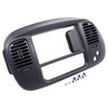 MOTOKU Black Center Dash Radio Air Vent Climate Panel Bezel