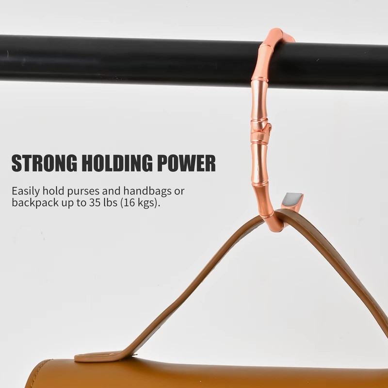 POKOTO Bag Hook Hanger, Holds Up to 33LB, Purse Hook