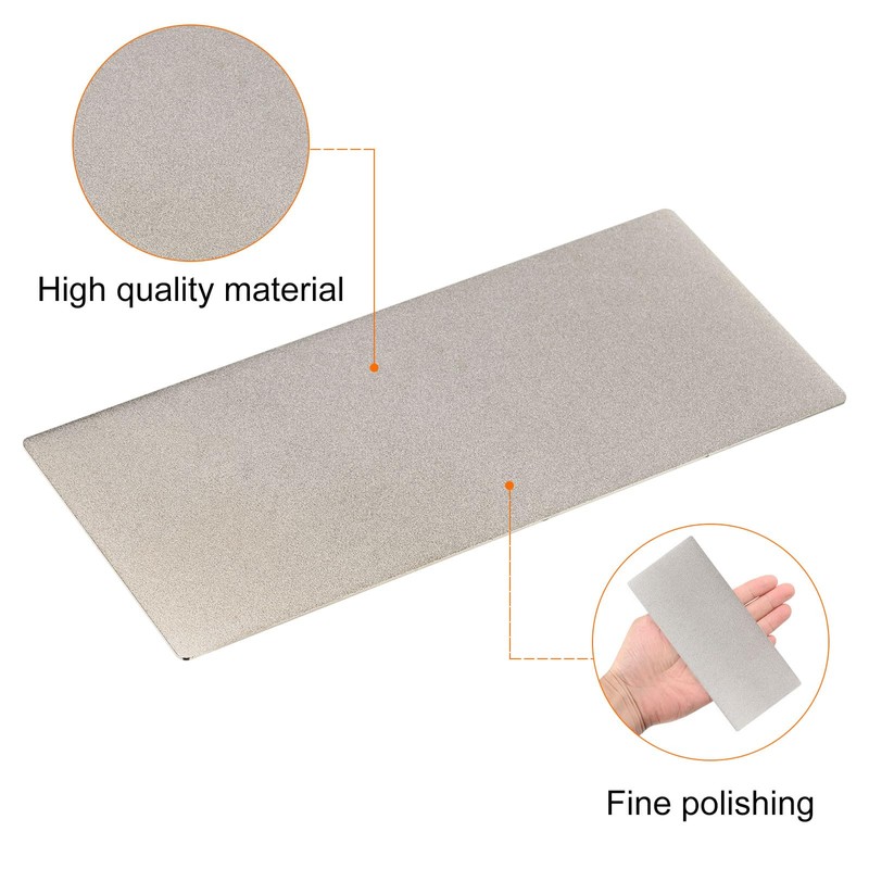 HARFINGTON 3pcs Diamond Sharpening Stone Set 250/600/1200 Grit Knife Sharpening