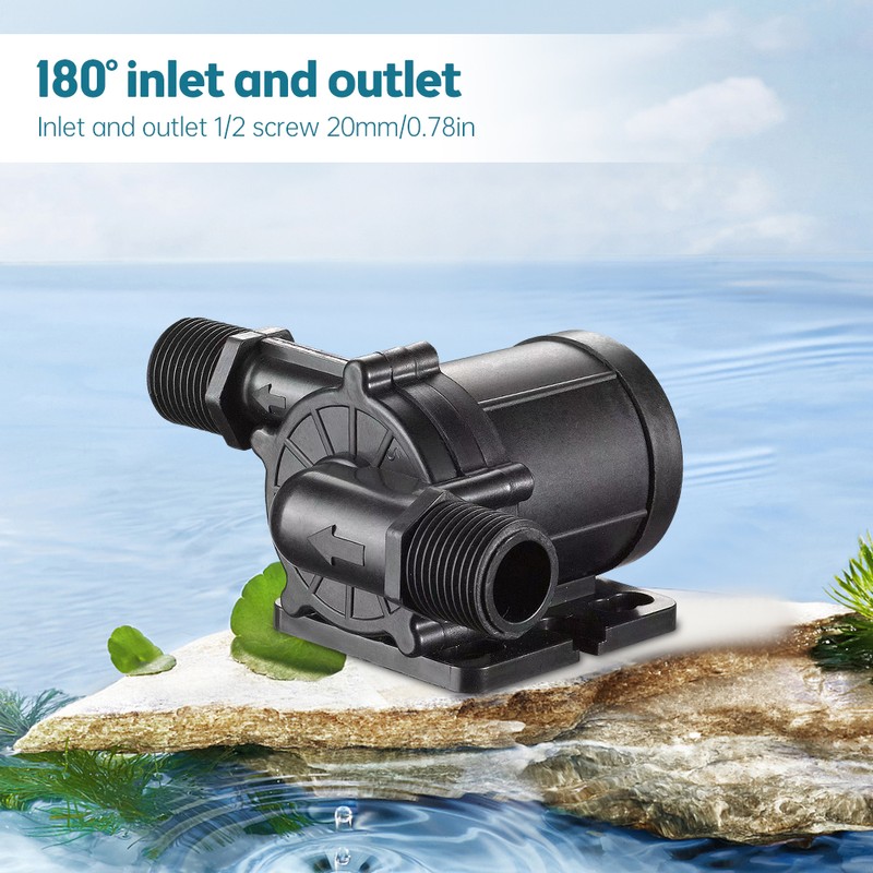 Submersible Water Pump DC 24V 180 Degrees Low Noise Mini