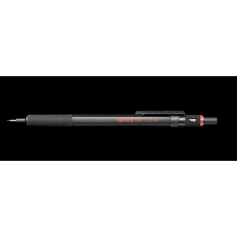 rOtring 500 Mechanical Pencil 0.5mm - Black Barrel Tikky Lead