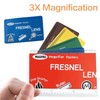 MagDepo 6 Pack Credit Card Size Magnifier Ruler Fire Starter