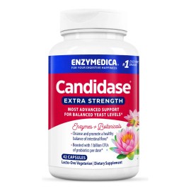 Suplemento Enzymedica Candidase Extra Strength 42 Cápsulas