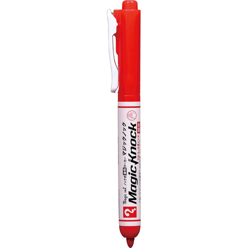 Teranishi Chemical Magic Knock, Fine Point, Red