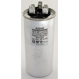 TradePro 40+5 MFD 440 Volt Round Capacitor TP-CAP-40/5/440R