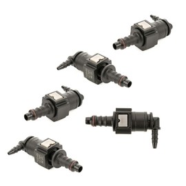 LST 5x Quick Coupling Counterpart Set Fuel Line L Piece Small 7.89 x 4.5 mm