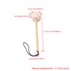 2 Pcs 14 Inch White Soft Wool Gong Mallet Felt