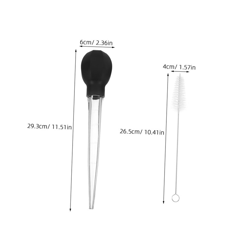 iplusmile Turkey Baster with Basting Brush Multiuse Liquid Transfer Tool