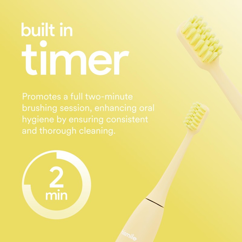 HISMILE Electric Toothbrush, 3 Brushing Modes, Smart Timer, Rechargeable Electric