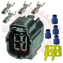 Ballenger Motorsports - 4 - Way Econoseal J Series Plug Kit, Black