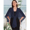 CHICGAL Shawls and Wraps for Evening Dresses Sheer Womens Chiffon