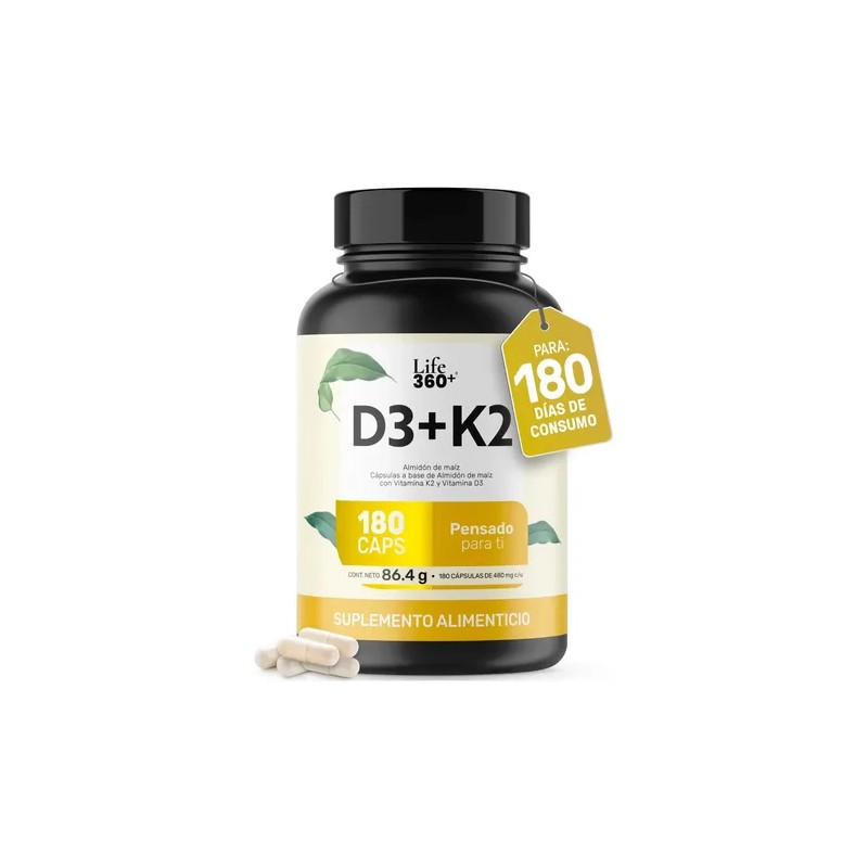 Vitamina 180 Cápsulas Life 360
