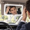 LED Car Sun Visor Makeup Mirror for On-the-Go Grooming –