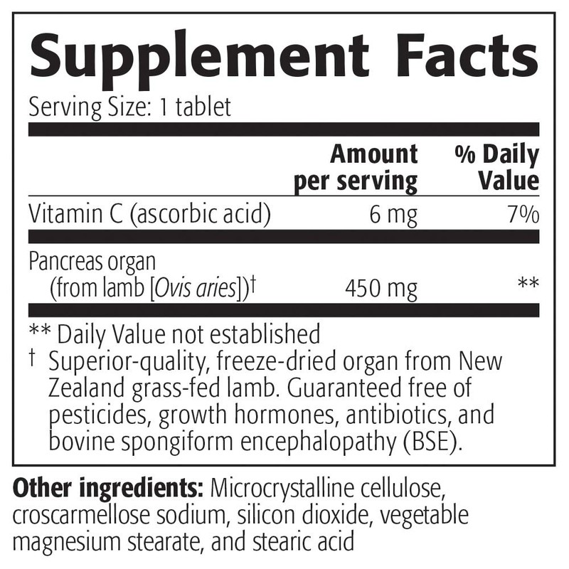 New Roots Herbal - Pure Pancreas - 30 Tablets -