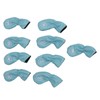 9pcs Golf Club Cover PU Leather Stylish Portable Golf Head