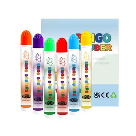 Blimark Dot Markers for Toddlers, Kids & Preschool | Washable Bingo Daubers | 6 Vibrant Colors | Washable, Non-Toxic, Acid-Free | 120ml/4.08oz