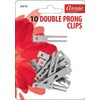 double prong clips hair clips roller clips