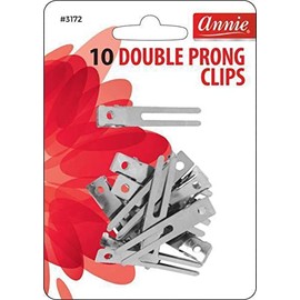 double prong clips hair clips roller clips