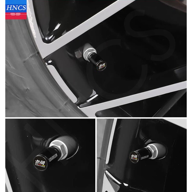 HNCS Honda Air Valve Cap Tire Wheel Rim Dress Up