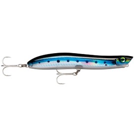Rapala - Maxrap Walk'n Roll Fishing Lure Construction ABS - Baits Sea & Floor Fresh Water - Surface Swimming Depth - Size 10 cm / 13g - Made in Estonia - HD Blue Sardine