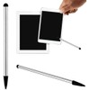 3 Silver Stylus Pens, Universal Fine Point Pencil for Cell