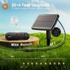 addlon 31FT (25+6) Solar String Lights with Remote, 13 Shatterproof