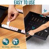 TAILI 2Pack Expandable Pull Out Cabinet Organizer, Adjustable Width 12.05"-20.4",