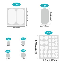 Pack of 80 Pimple Patches, Anti Pimple Plasters with Tea Tree & Calendula Oil, Acne Stains Patch for Face, Chin or Body, Breathable Absorptions Abscess Acne Patch Suitable for All Skin Types