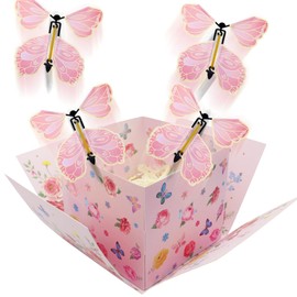 Mothers day Butterfly Explosion Gift Box,Flying Butterfly Surprise Box DIY Unique Exploding Surprise Gift Box for Birthday, Wedding, Anniversaries