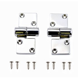 Pair of Take-Apart Hinge(Left and Right Each one)，Marine Grade Stainless Steel 316 Hinge Boat Deck Accessories W/Fasteners