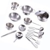 16PCS Pots and Pans Kitchen Toy Stainless Steel Pretend Play