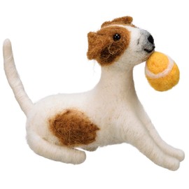 Primitives by Kathy Fuzzy Playful Dog Critter with Ball
