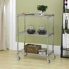 RILIDRI 3-Inch Caster for Wire Shelving Racks, Heavy Duty Scaffolding