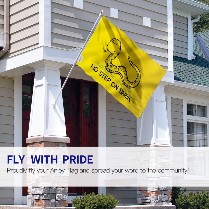 Anley Fly Breeze 3x5 Foot No Step On Snek Flag